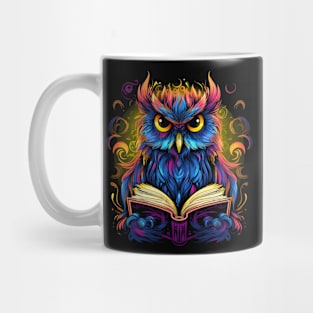 Owl Reads Book Mug